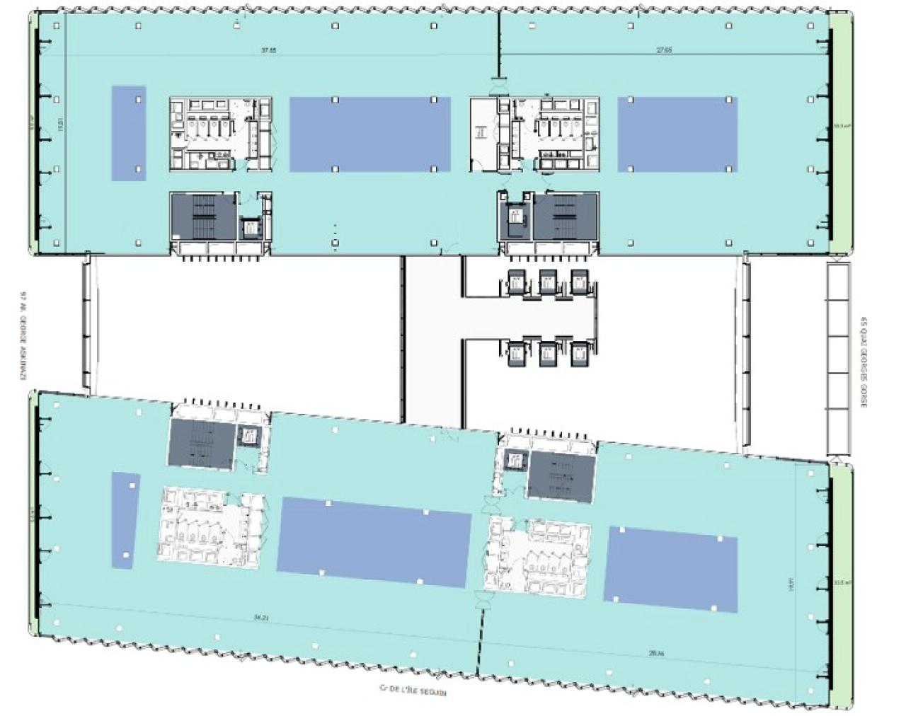 Bureau Boulogne-Billancourt 12891m² Location bureau Boulogne-Billancourt Hauts-de-Seine OLBUR2422582 11